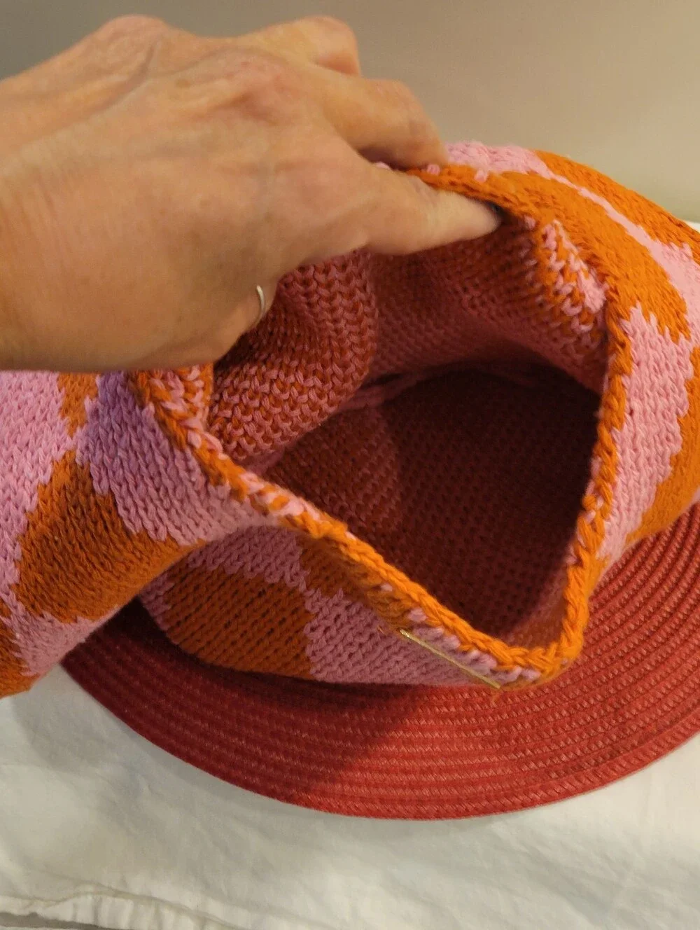 🧶EUC~ KOPARI Knit Hobo Tote